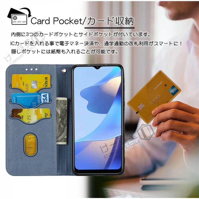 OPPO Reno7 A ケース 手帳型 革 おしゃれ オッポ リノ7a リノ7 a 手帳