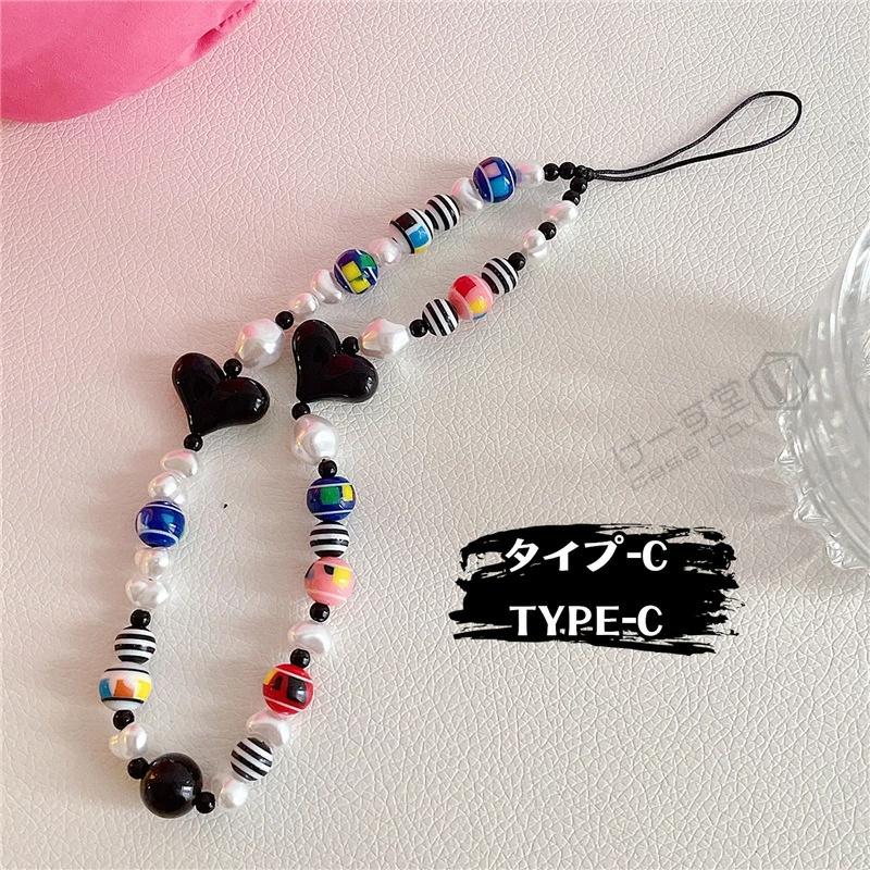 ハンドストラップ おしゃれ チャーム スマホ 手掛けストラップ 落下