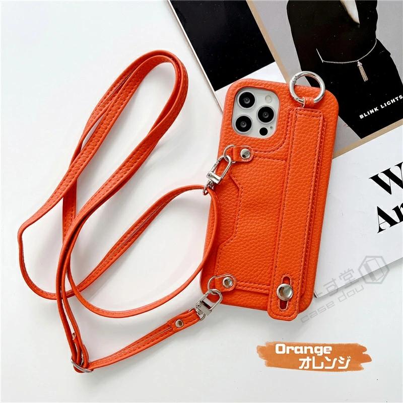 ベルト付き スマホケース iPhone 16pro 17air 17promax ストラップ付き