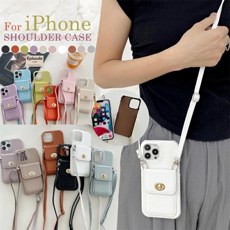 全12色 スマホショルダー 携帯ショルダー iPhone15 iPhone14 iphone17e