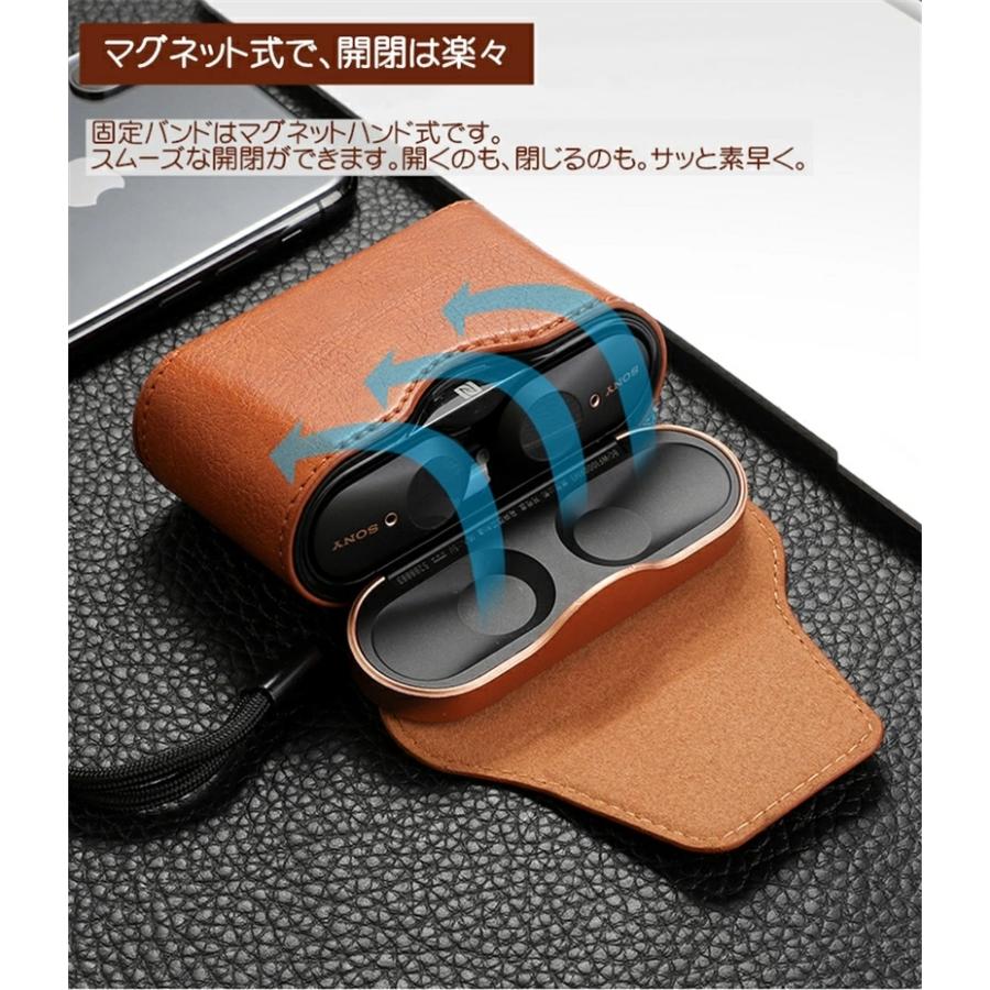 For [SONY] WF-1000XM3 ケース レザー レザーケース wf-1000xm3