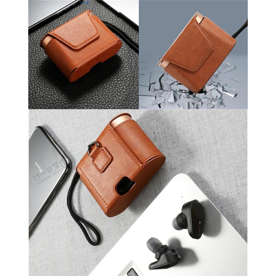 SONY - 【レザーケース付き】SONY  WF-1000XM3 For [SONY] WF-1000XM3 ケース レザー レザーケース wf-1000xm3