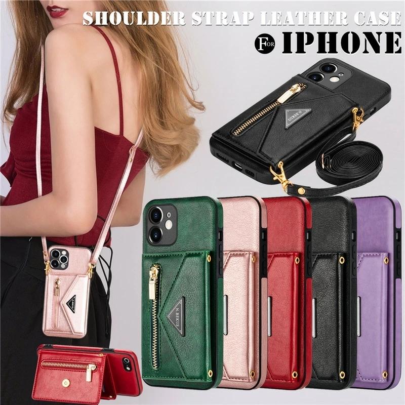 iPhone13Pro ケースショルダー iphone ケース ショルダー iPhone 13 pro かわいい 11 革 耐衝撃