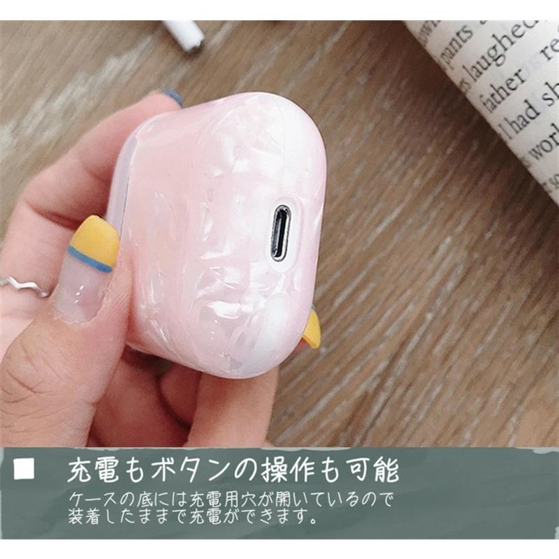 AirPods / Pro カバー ケース AirPodsケース かわいい 大理石