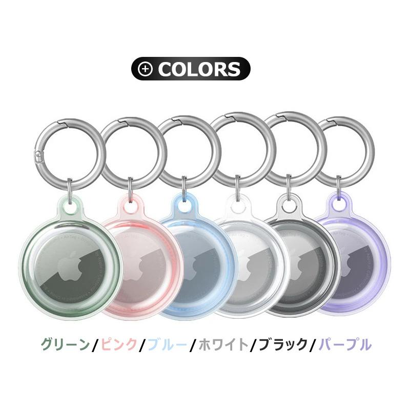 AirTag ケース クリア 透明 カバー ソフト 自転車 子供 ランドセル 犬