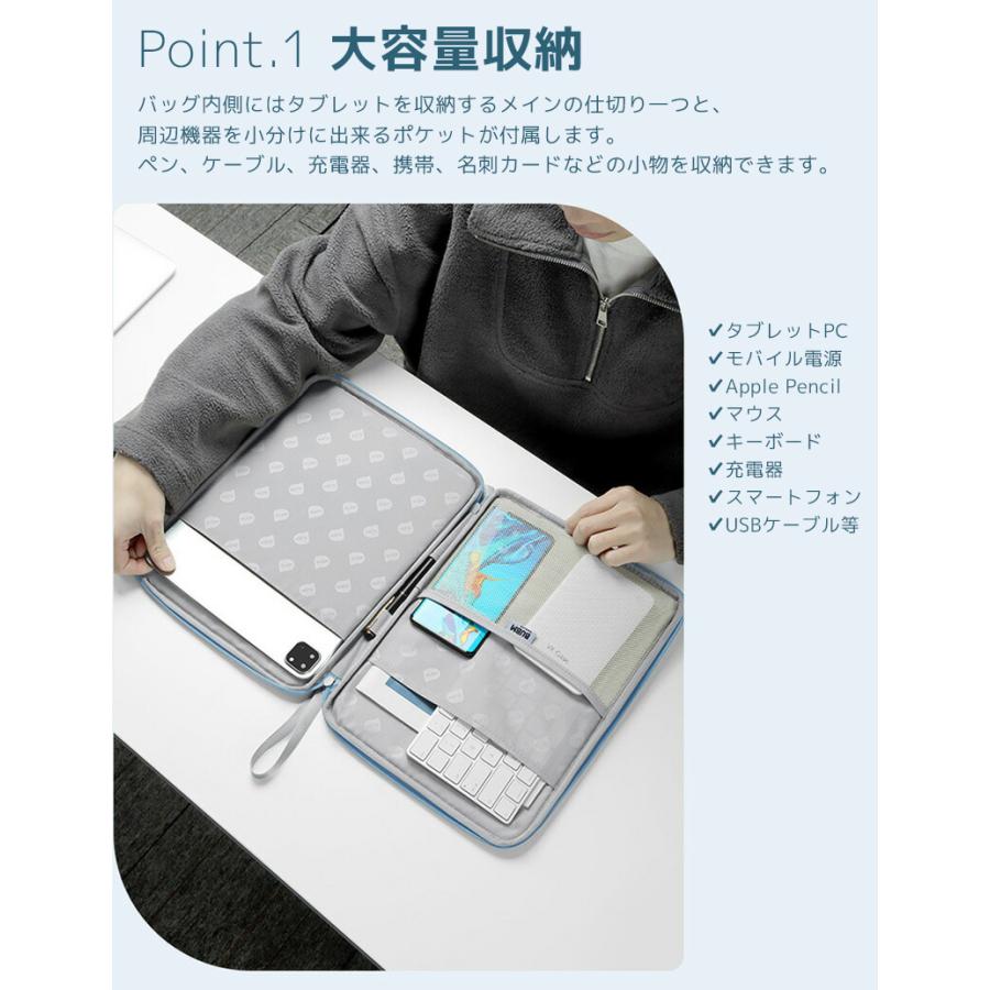 7.9〜12.9インチのノート・タブレットに適用 撥水 衝撃吸収 apple ipad