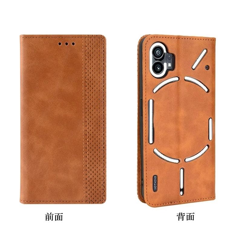 Phone 1 ケース 手帳型 内蔵マグネット Nothing (1) 手帳 軽量 放熱性