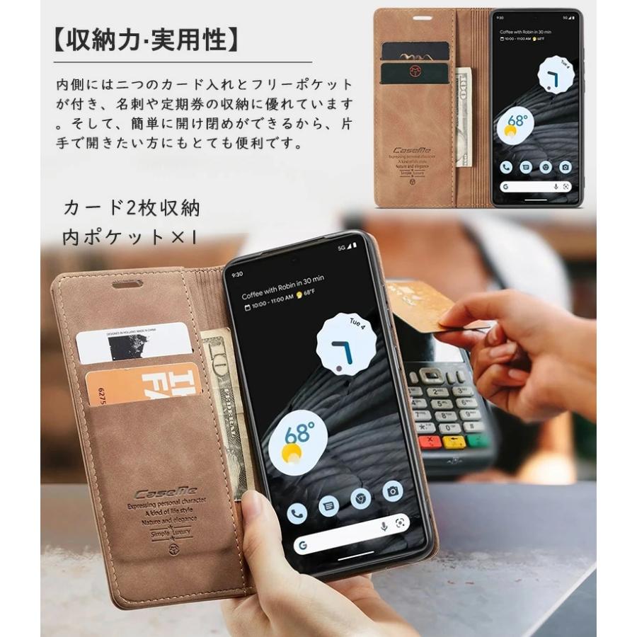 Google Pixel 7 本体 手帳型ケース付【小さなヒビ 機能は良好】 Google pixel 7 ケース 手帳型 pixel7 pro カバー 財布型 au SIMフリー