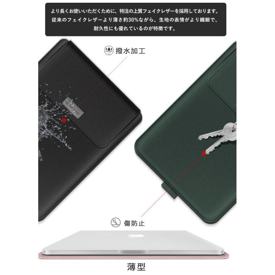 12~15.6インチ 4in1 多機能 ノートパソコンケース PCバッグ スタンド