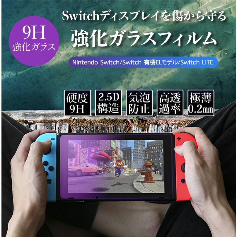 任天堂 Nintendo switch 保護フィルム Switch lite OLED 有機EL