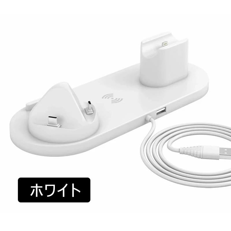 ワイヤレス充電器 4in1 充電スタンド iPhone 12 mini pro apple watch airpods 充電スタンド Qi 急速充電器同時充電 充電ステーション｜casedou｜11