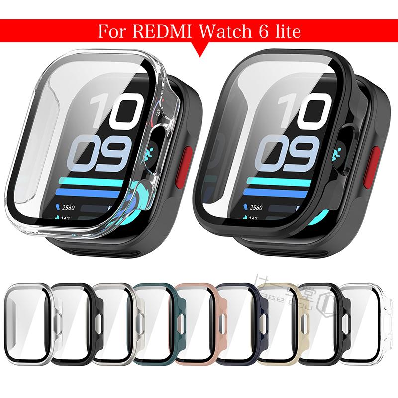 強化ガラス シャオミ Redmi Watch6 ケース PCフレーム+強化ガラス