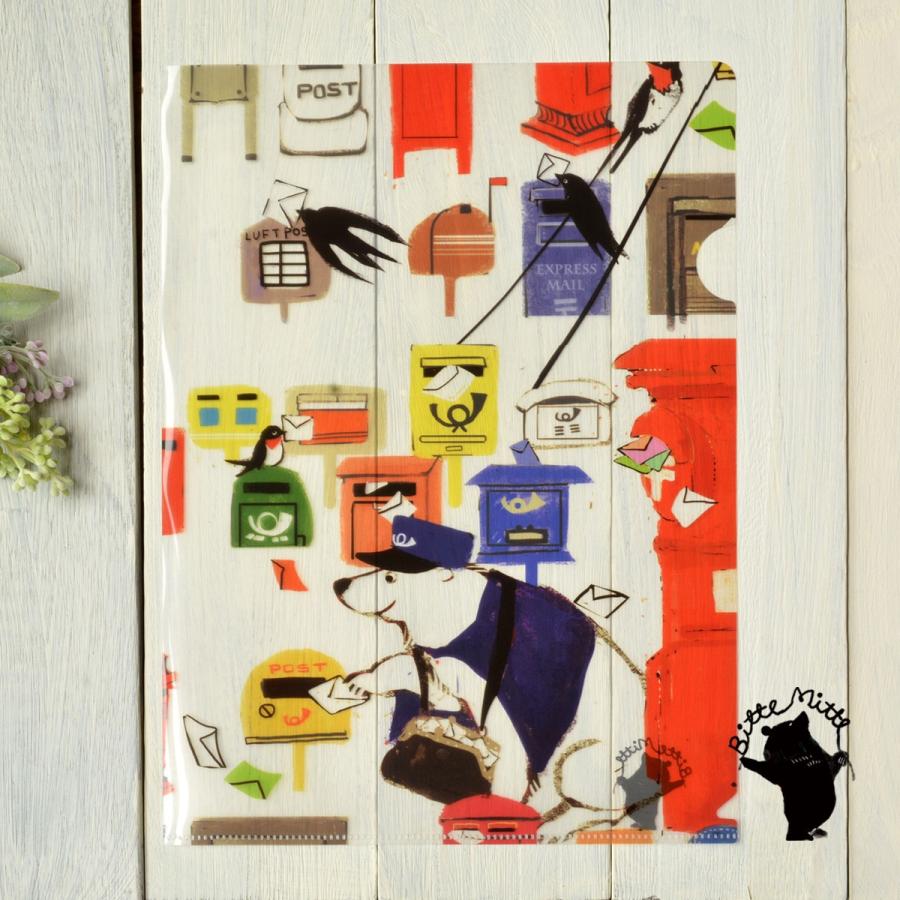 クリアファイル おしゃれ おしゃれなクリアホルダー クルトの配達 Bitte Mitte Bm Cf 009 スマホケースのケースガーデン 通販 Yahoo ショッピング