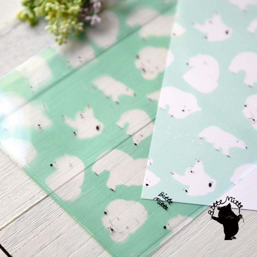 クリアファイル おしゃれ おしゃれなクリアホルダー しろくまの一日 Bitte Mitte Bm Cf スマホケースのケースガーデン 通販 Yahoo ショッピング