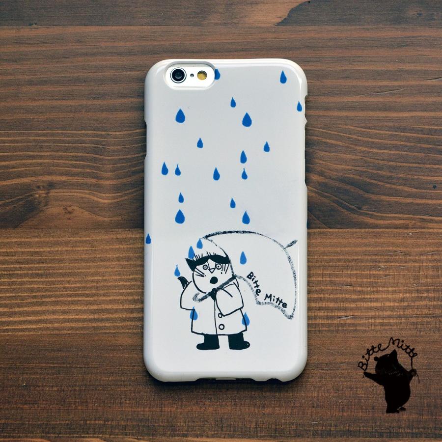 Iphone8 Iphonexr Iphonexs Iphone6s Iphone7 ケース おしゃれ 耐衝撃 女性 女子 レディース ハード アニマル ねこ 猫 ネコ 雨の中 Bitte Mitte Bm Iph7 スマホケースのケースガーデン 通販 Yahoo ショッピング