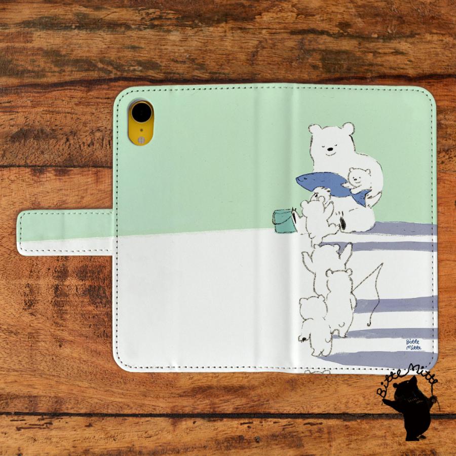 スマホケース 手帳型 全機種対応 おしゃれ しろくま Bm Iph8t スマホケースのケースガーデン 通販 Yahoo ショッピング