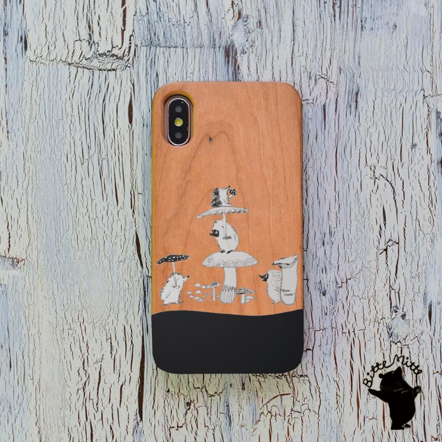 スマホケース 木製 Iphone 11 Pro ケース Iphone11 ケース カバー 天然木 Iphonexr 桜 竹 Iphone Xr ウッドケース きのこ 名入れ可 Tr1401 スマホケースのケースガーデン 通販 Yahoo ショッピング