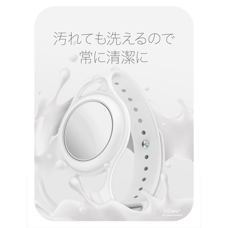 2021年発売】 AirTag 対応 シリコン 手首 腕時計タイプ リストバンド