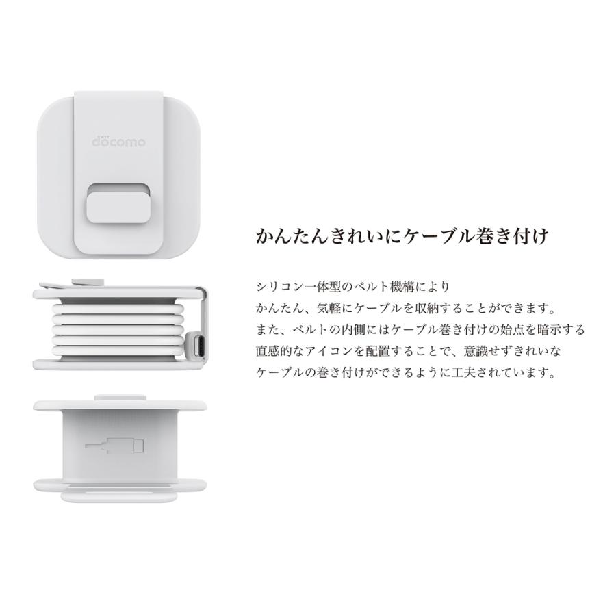 docomo 純正 充電器 最大15W出力 ポータブル AC アダプタ 02 急速