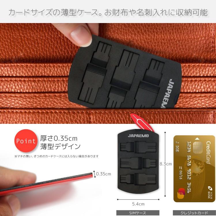 SIM SIMケース SIMカード ケース 財布に収納可能 スリム SIMホルダー