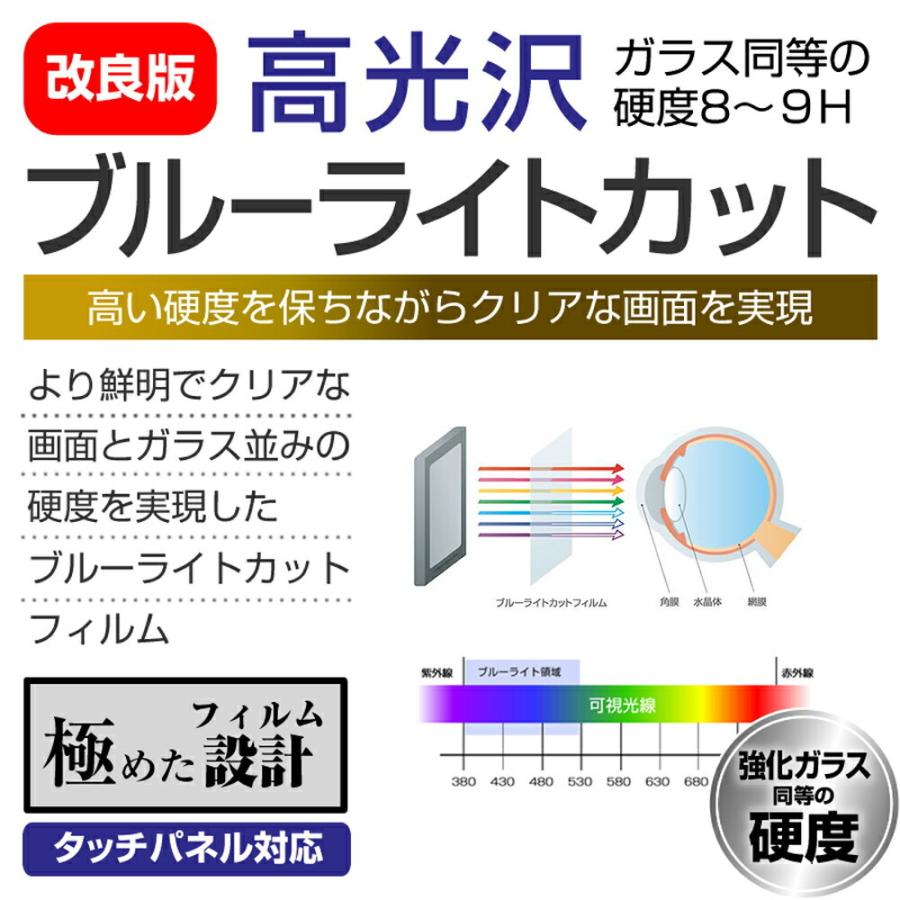 Nintendo Switch/nintendo専用 強化 ガラスフィルム と 同等の 高硬度9H ブルーライトカット 光沢タイプ 改訂版 液晶 保護 フィルム｜casemania55｜02