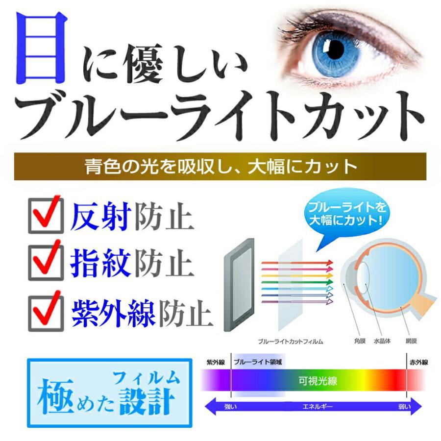 ウォークマン NW-A50シリーズ 両面セット専用 ブルーライトカット 反射防止 液晶 保護 フィルム 指紋防止｜casemania55｜02