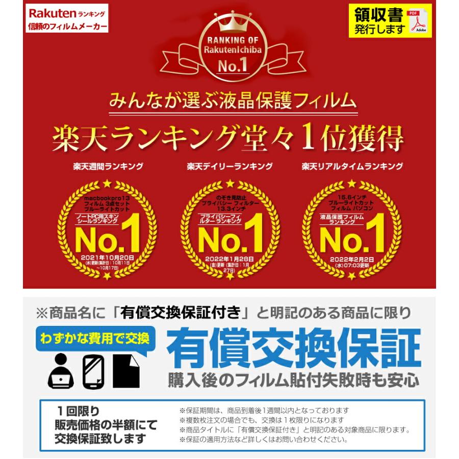 Xiaomi G27i [27インチ] 保護 フィルム カバー シート ブルーライトカット 反射防止 指紋防止 気泡レス 抗菌 液晶保護フィルム｜casemania55｜15