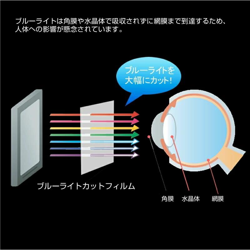 au 京セラ INFOBAR A03 折り畳み式 スマホスタンド 黒 と 液晶 保護 フィルム ブルーライトカット｜casemania55｜08