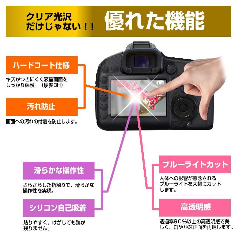 デジタルビデオカメラ 3.5W型 79mm×46mm ブルーライトカット 反射防止 指紋防止 気泡レス 抗菌 液晶 保護 フィルム｜casemania55｜03