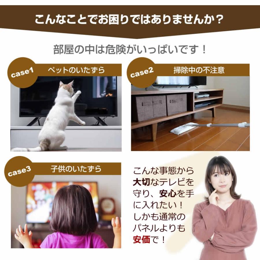 メディアフューチャー 液晶テレビ保護パネル 55インチ ブルー