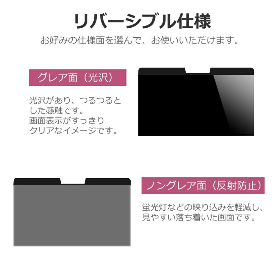 ASUS Vivobook 15 OLED X1505VA (15.6インチ) フィルター マグネット 式 タイプ パソコン pc フィルター ブルーライトカット 左右からの覗き見を防止｜casemania55｜05