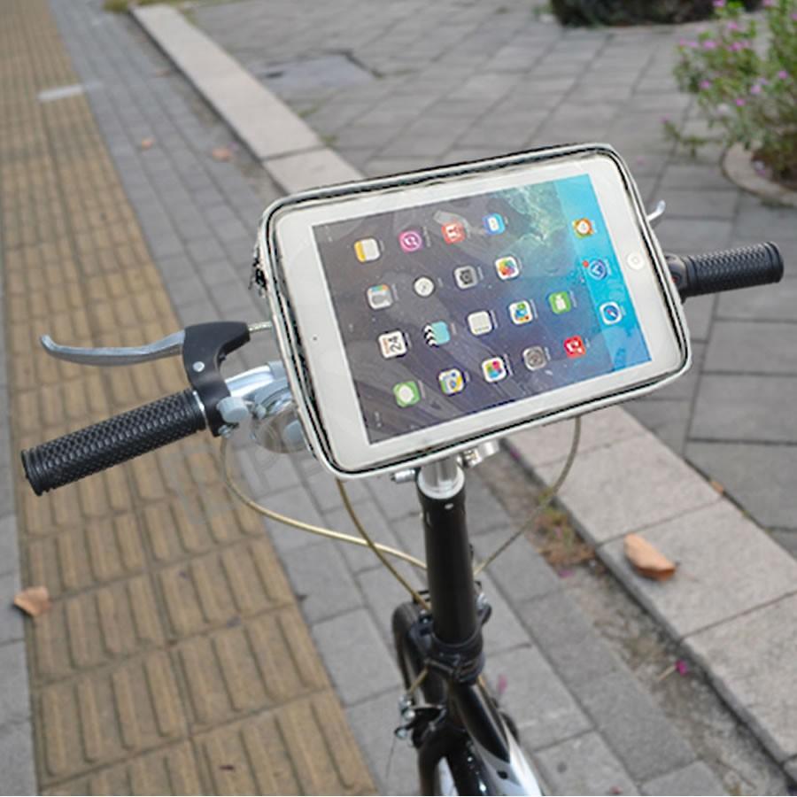 APPLE iPad mini Retinaディスプレイ Wi-Fi 7.9インチ タブレット用 バイク 自転車 ホルダー マウントホルダー ケース 全天候型 防滴 簡易防水｜casemania55｜06