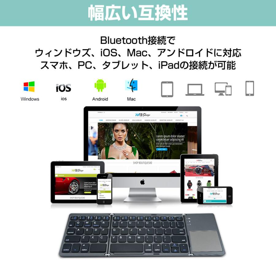 ONE-NETBOOK Technology ONEXPLAYER 2 (8.4インチ) Bluetooth ワイヤレス 折りたたみ キーボード と 反射防止 液晶保護フィルム セット｜casemania55｜04