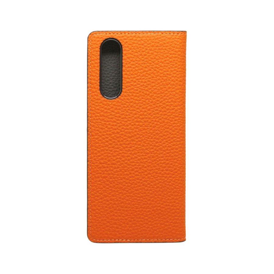 LORNA PASSONI - German Shrunken Calf Folio Case for Xperia 5