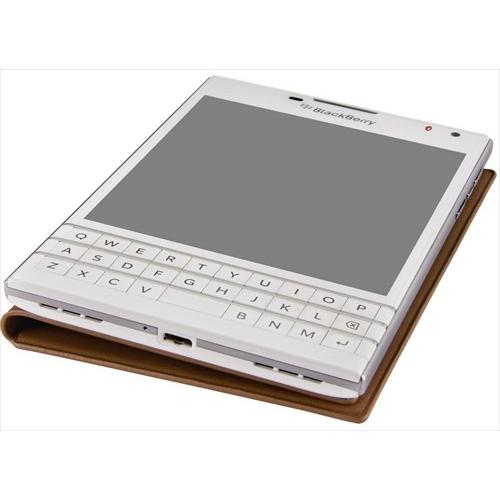 BlackBerry Passport Leather Flip Case Tan ブラックベリー パスポート ケース｜caseplay｜04