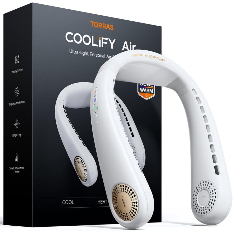 Torras COOLIFY Air ネッククーラー 首掛け扇風機 ネックファン 暑さ 