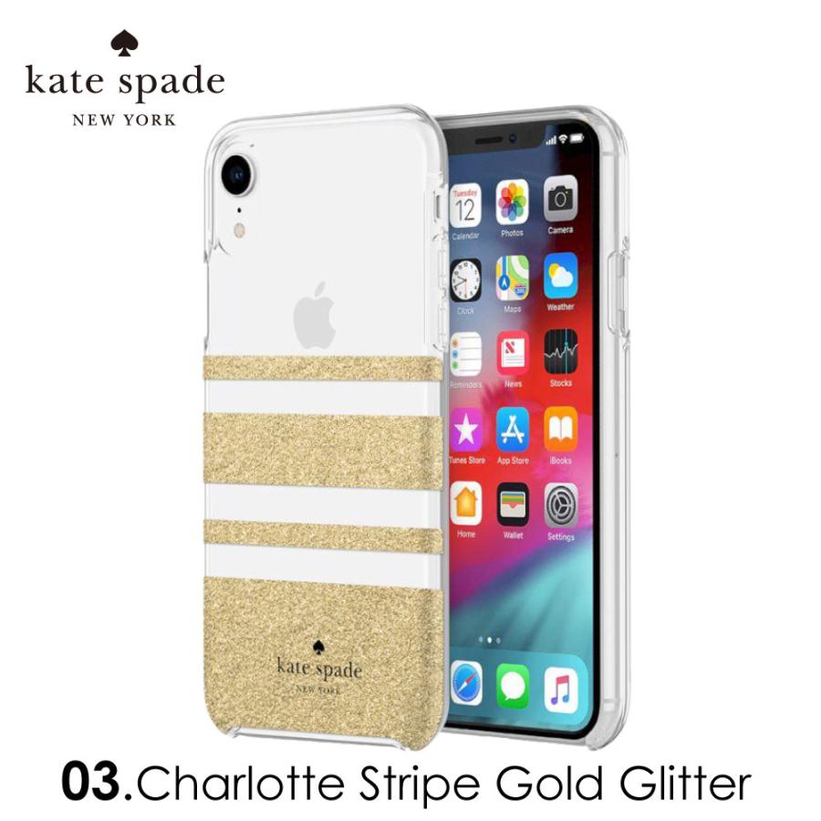 iPhoneXR ケース クリア スリム kate spade new york ケイトスペード Protective Hardshell Case おしゃれ アイフォンXR｜caseplay｜04