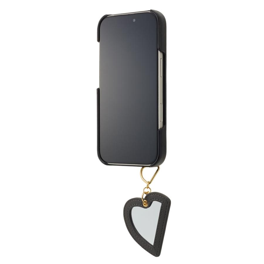 LANVIN en Bleu Slim Wrap Case with Heart Mirror Charm for