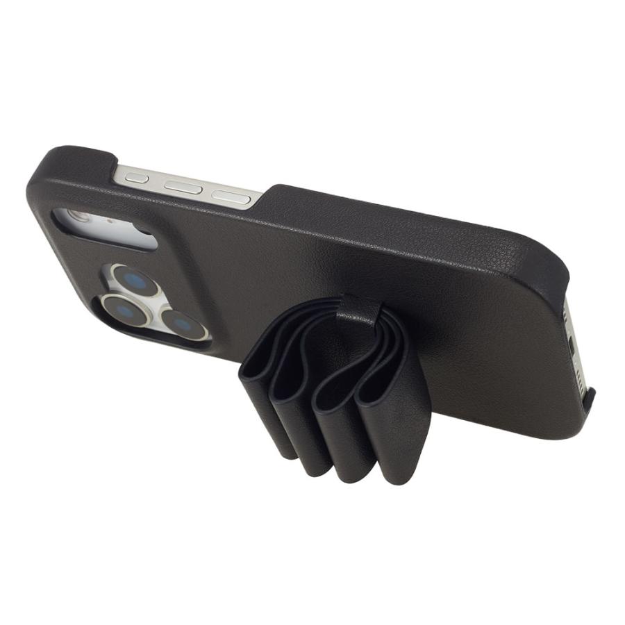 LANVIN en Bleu Slim Wrap Case Stand & Ring Ribbon for iPhone17