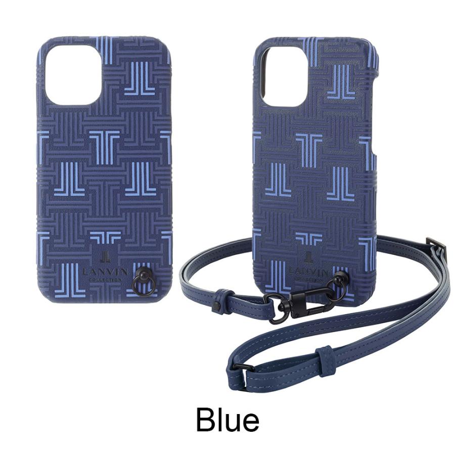 美品‼️LANVIN iPhone13mini ケース LANVIN en Bleu ランバン オン ブルー iPhone13 13mini 13pro 13promax