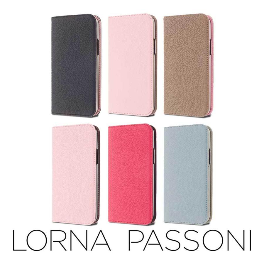 iPhone11 ケース 手帳型 本革 ブランド LORNA PASSONI カード収納 