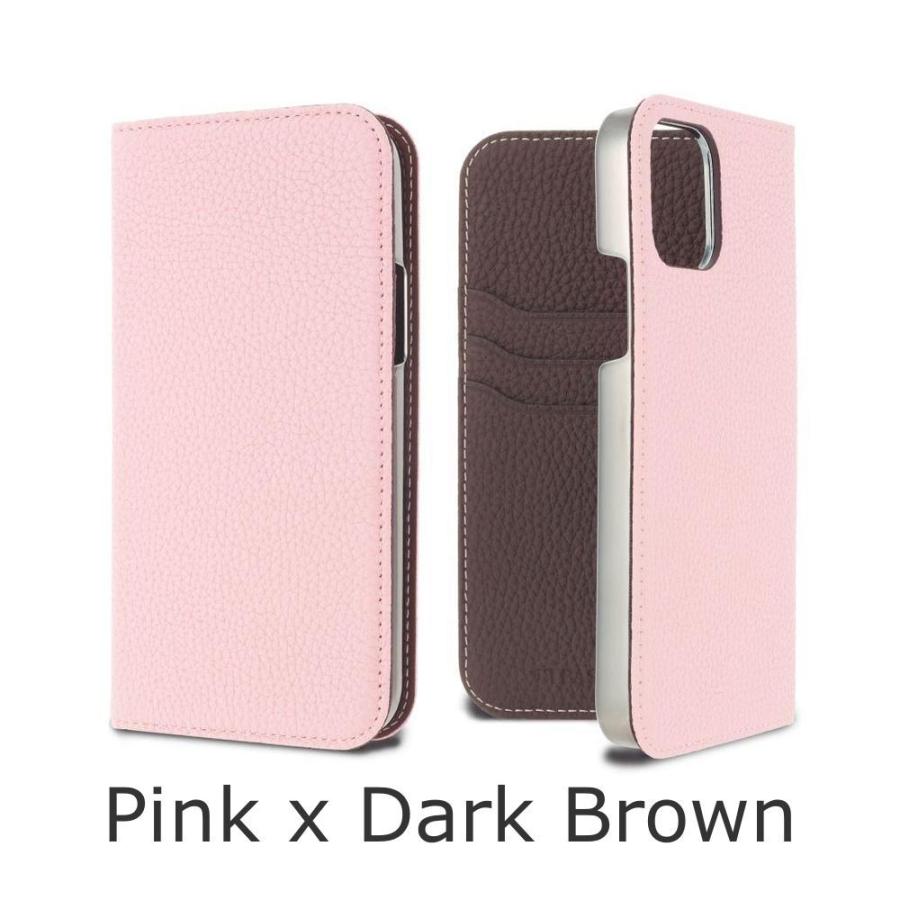 iPhone11 ケース 手帳型 本革 ブランド LORNA PASSONI カード収納 