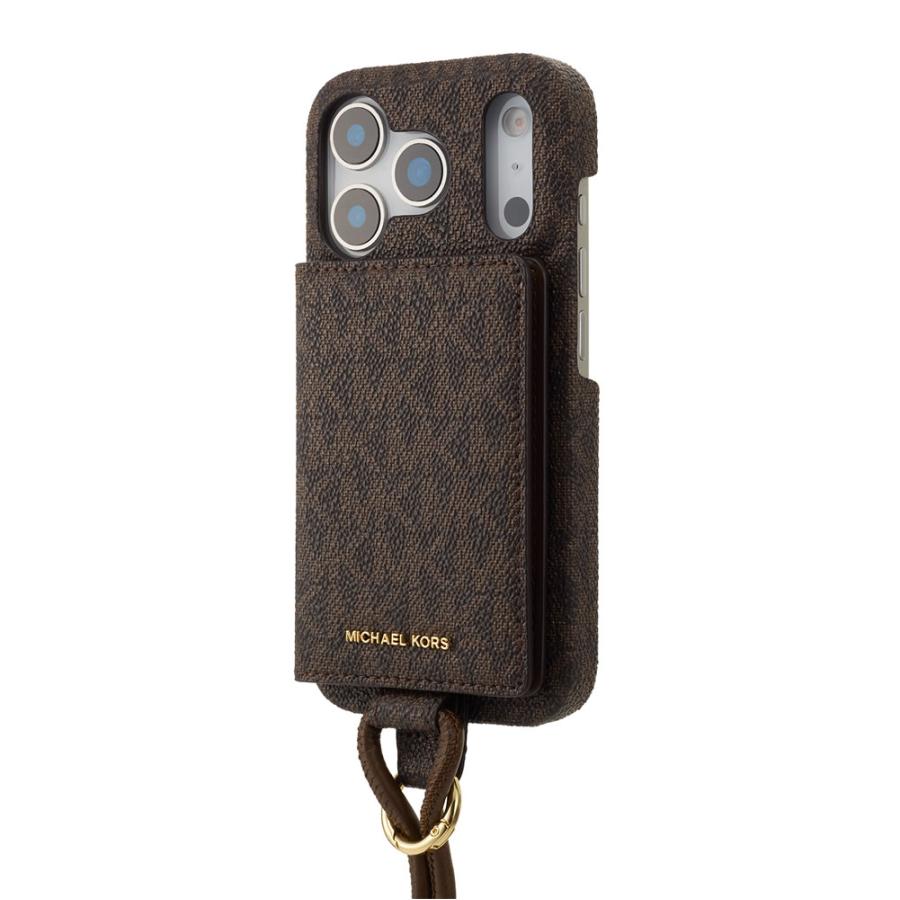 MICHAEL KORS iPhone17用ケース 手帳型 iPhone 17用 MICHAEL KORS ブックタイプケース with Tassel Charm