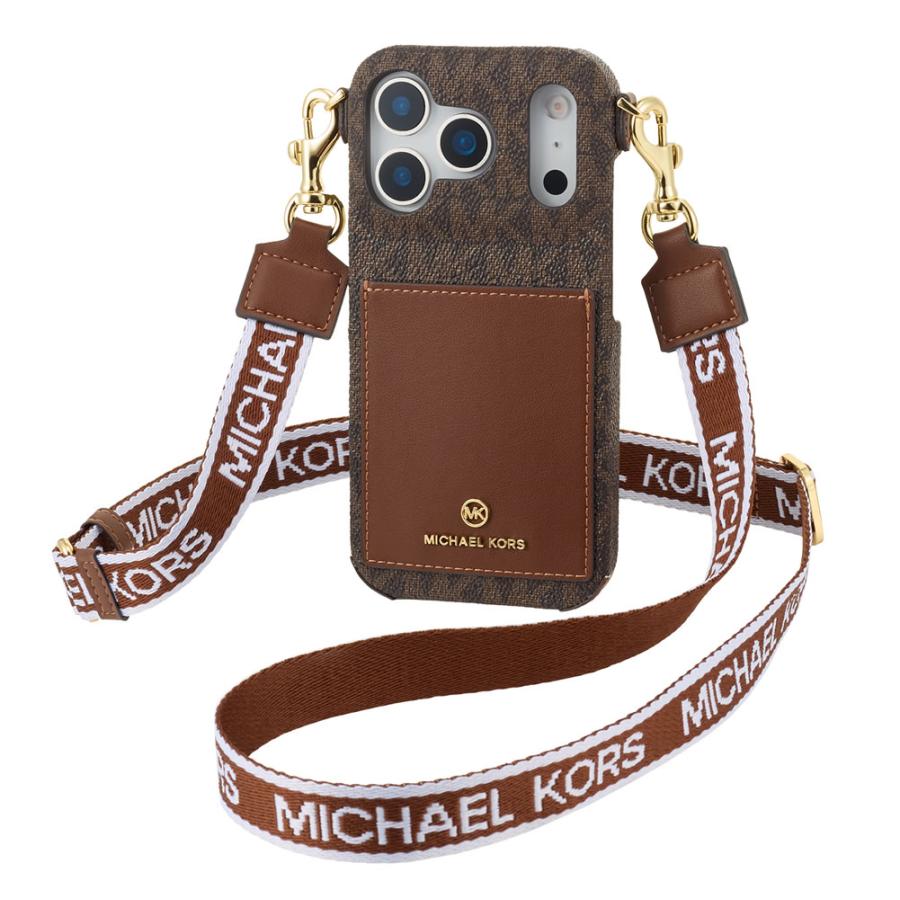 MICHAEL KORS Wrap Case Pocket with Strap for iPhone 17Pro