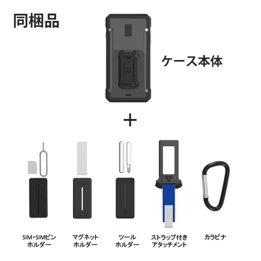 iPhone 13 Pro 用ケース ARMOR-X - IP68 Waterproof Protective Case 防水 耐衝撃性 ストラップ カラビナ付き |  | 09