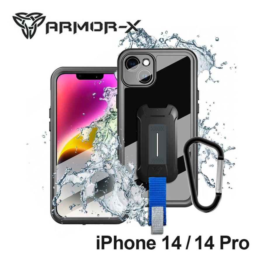 iPhone 14 / 14Pro 用ケース ARMOR-X - IP68 Waterproof iPhone 14 / 14Pro 用ケース ARMOR-X - IP68 Waterproof