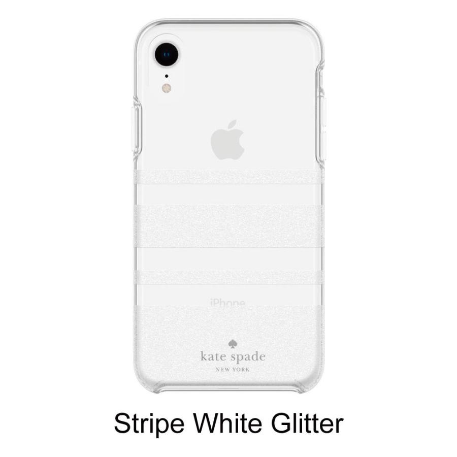 kate spade NEW YORK iPhoneXR ケース スリム ボーダー柄 kate spade NEW YORK iPhoneXR ケース スリム ボーダー柄