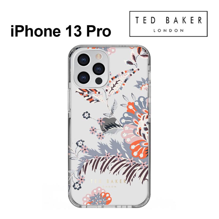 iPhone 13 Pro 用ケース Ted Baker テッドベーカー Anti-shock Case クリアタイプ 耐衝撃性 スマホケース 正規代理店｜caseplay