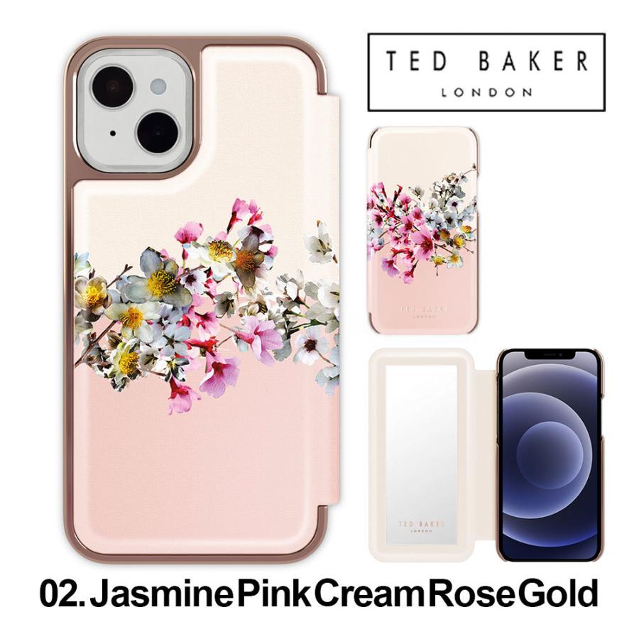 iPhone 13 mini 用ケース Ted Baker テッドベーカー Folio Case 手帳型 ミラー付き 鏡 スマホケース 正規代理店｜caseplay｜07