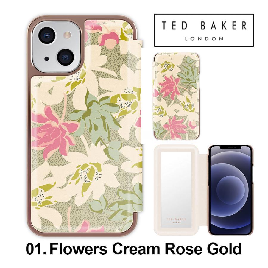 iPhone 13 用ケース Ted Baker テッドベーカー Folio Case 手帳型 ミラー付き 鏡 スマホケース 正規代理店｜caseplay｜08